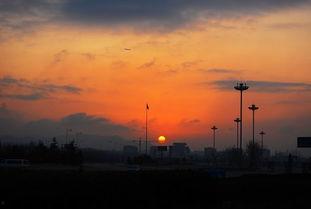 残阳图片,残阳映照下的岁月静好